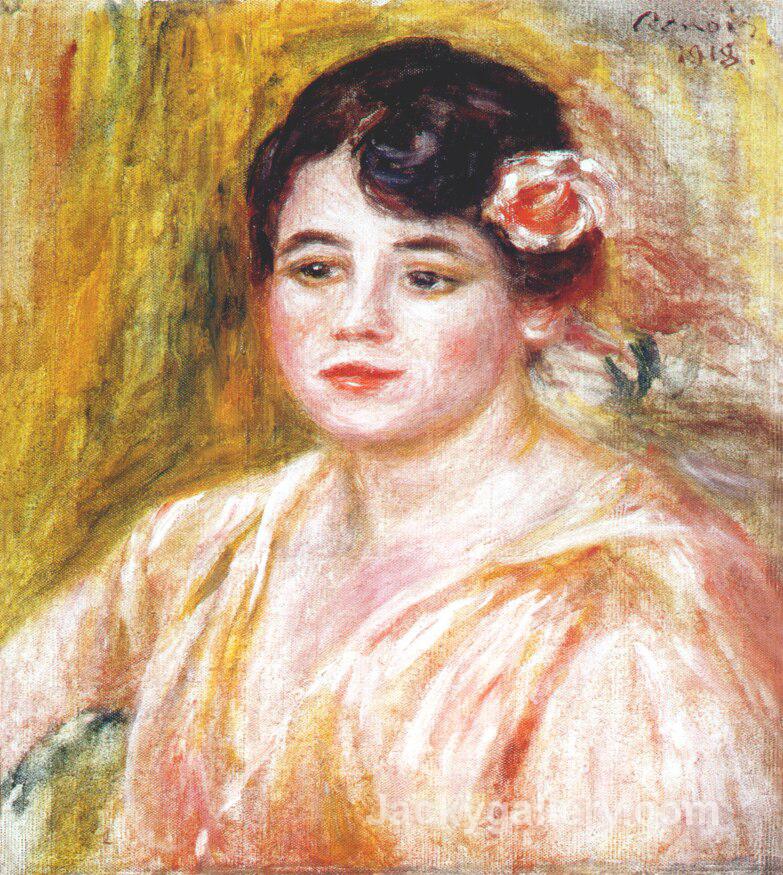 Adele besson by Pierre Auguste Renoir paintings reproduction